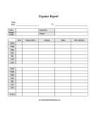 Expense Report Weekly