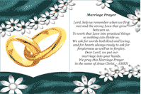 Matrimony Holy Card (2 per page)