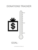 Donations Tracker Thermometer