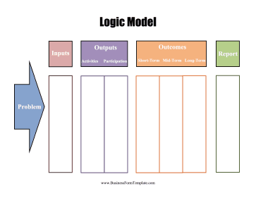 Logic Model Business Form Template