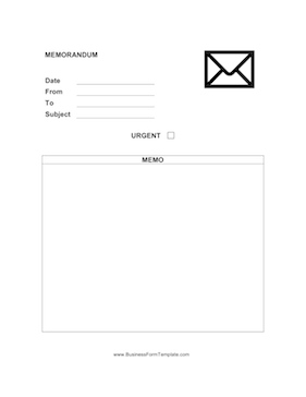 Memo Template Business Form Template