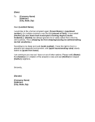 Complaint Letter Against Tenant