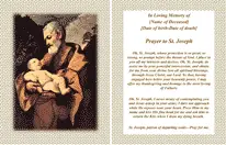 St Joseph Funeral Card (2 per page)