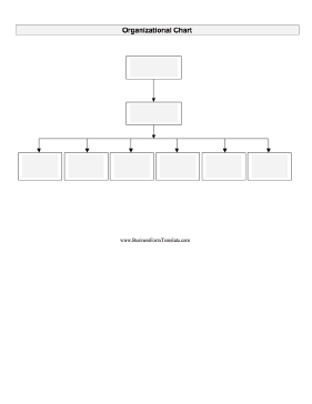 Organizational Chart Business Form Template