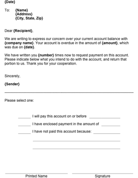 Payment Inquiry Business Form Template