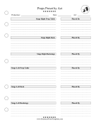 Theater Forms Templates