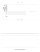 Restaurant Ban Form Business Form Template