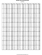 3.875% Sales Tax Calculator Business Form Template