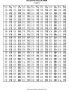 4.3% Sales Tax Calculator Business Form Template