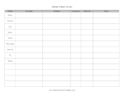 Utilities Tracker Business Form Template